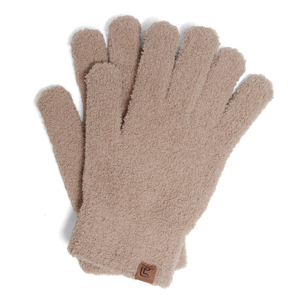 Winter Solid Color Luxury Soft Gloves