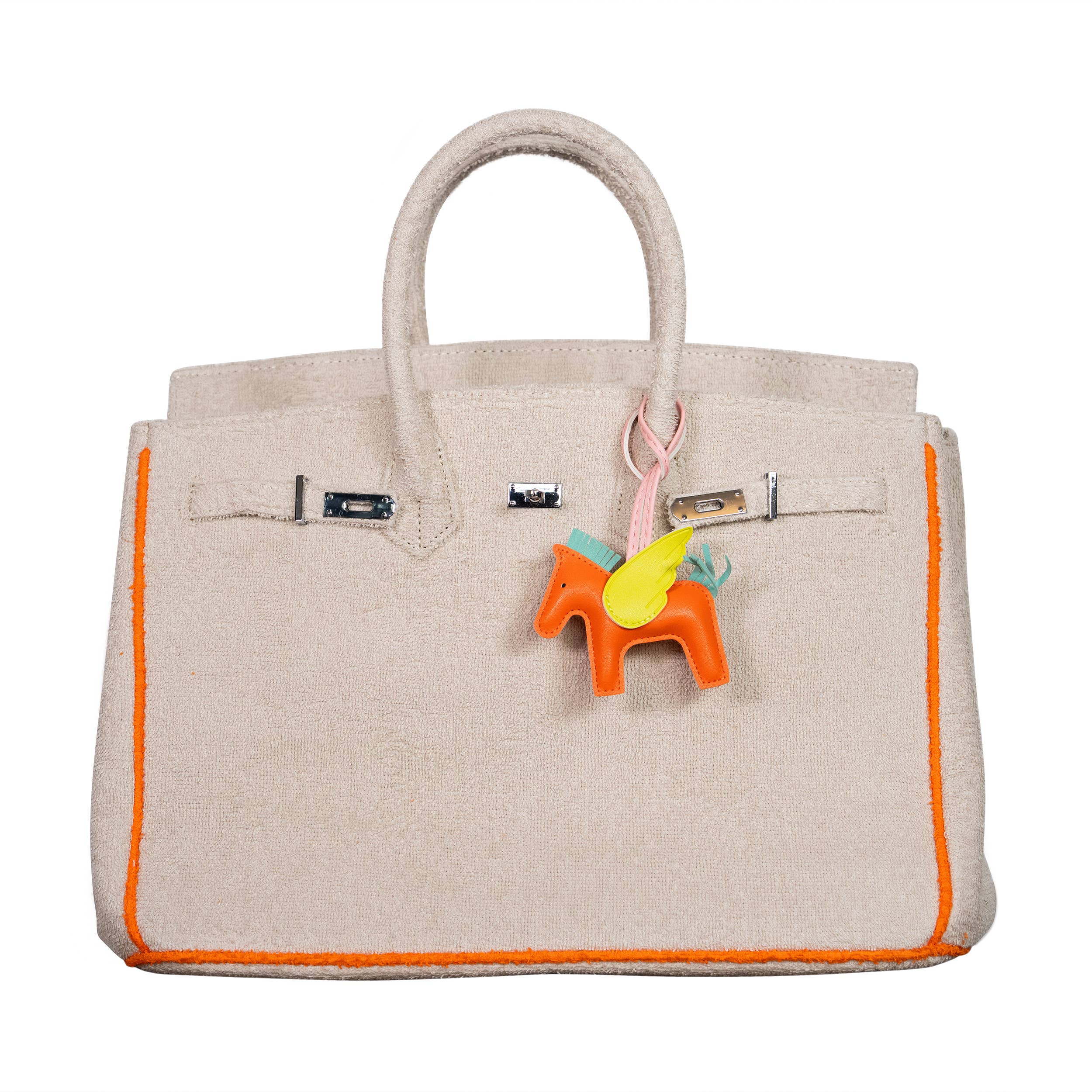 Malibu Sugar Hampton's Designer Inspired Tote Bag with structured shape and textured material, perfect for everyday use.