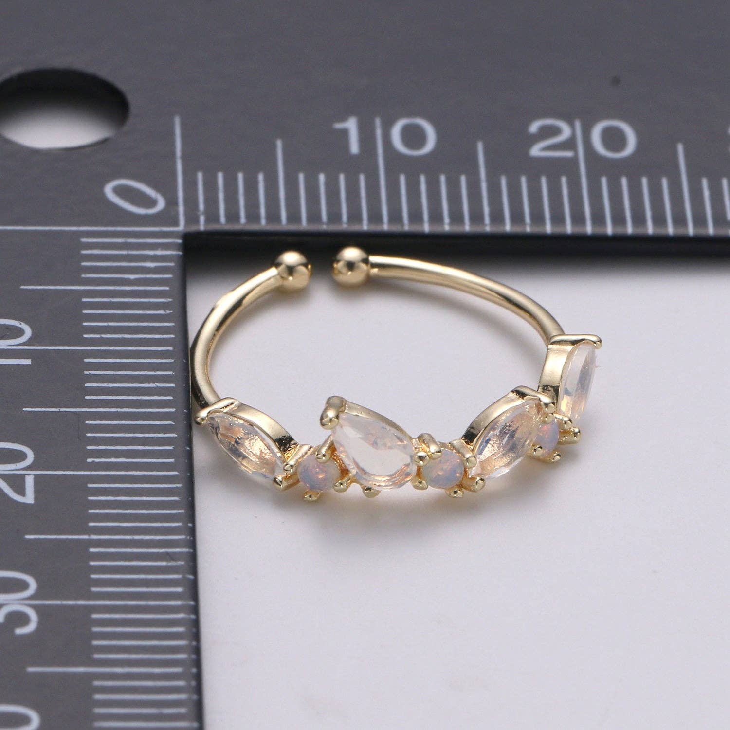 Dainty marquise ring featuring a delicate design and elegant shape from a private label collection.