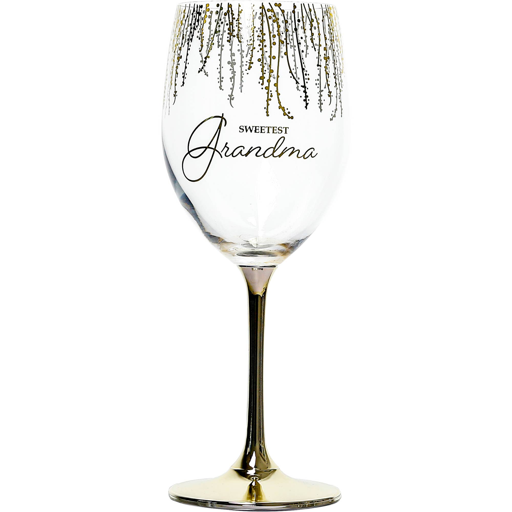 19 oz crystal wine glass in a gift box, featuring elegant design, by Pavilion, perfect for Grandma's special occasions.