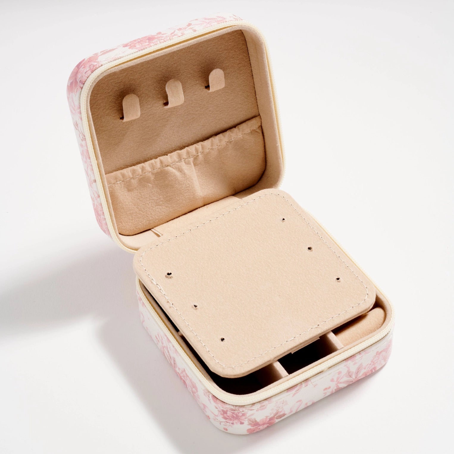 Travel Jewelry Box with Mirror | Compact