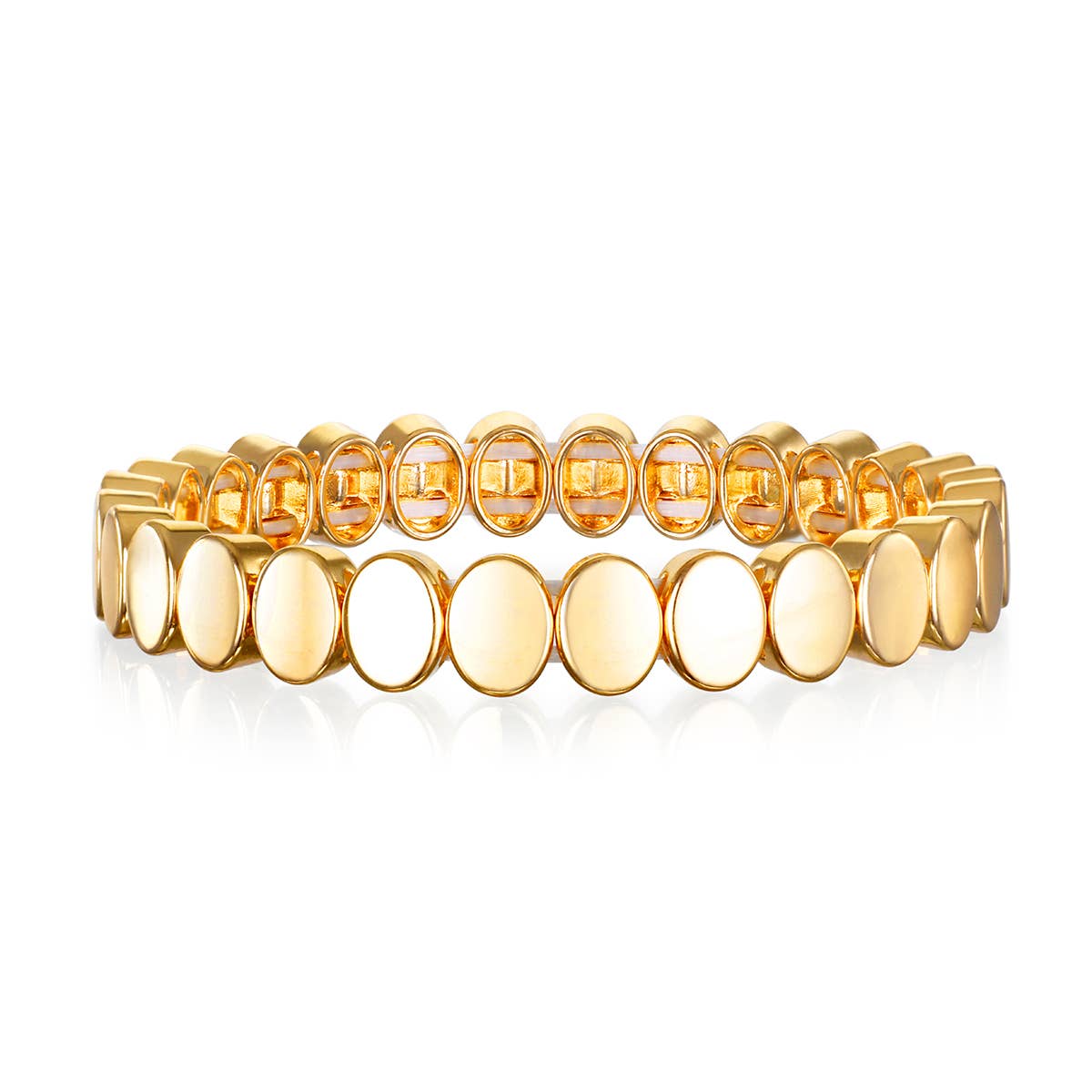 Golden Oval Bracelet