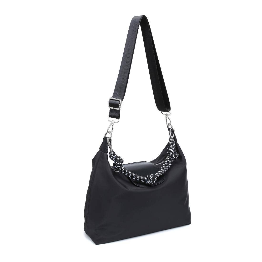 Urban Expressions Nova Hobo bag with soft leather, adjustable strap, and spacious interior for stylish everyday carry.