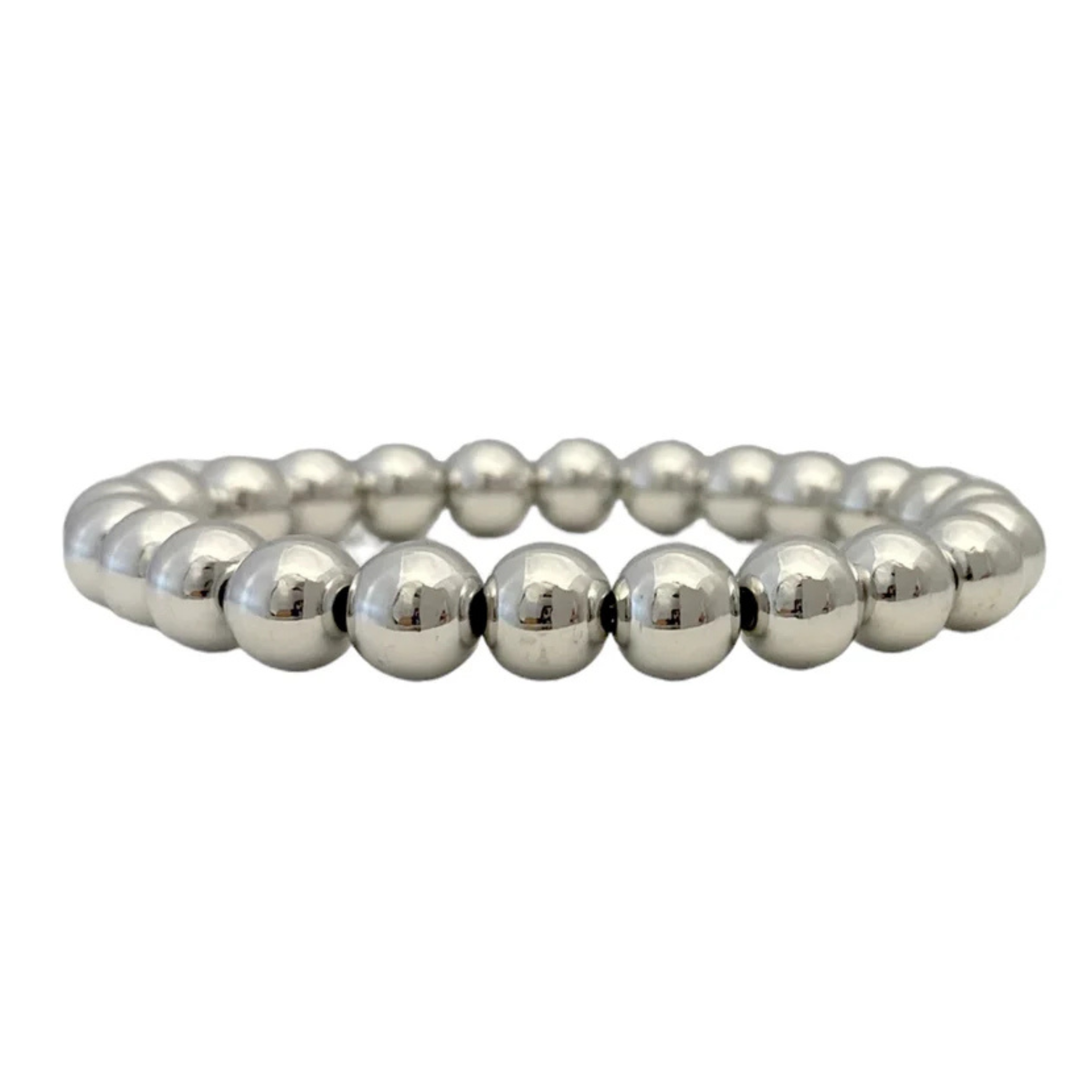 Love Lisa classic beaded stretch bracelets featuring colorful 8mm beads, perfect for casual or layered styling.