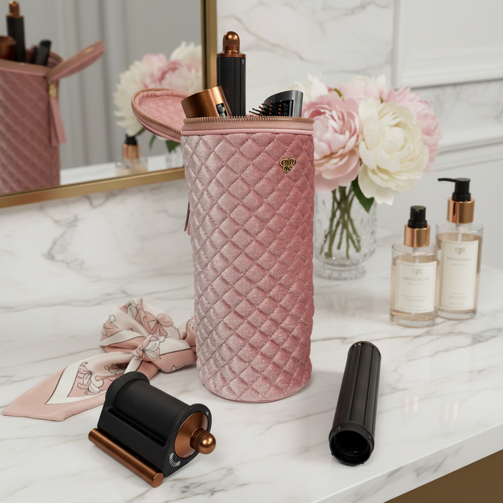 Hot Tools Holder - Blush Velvet