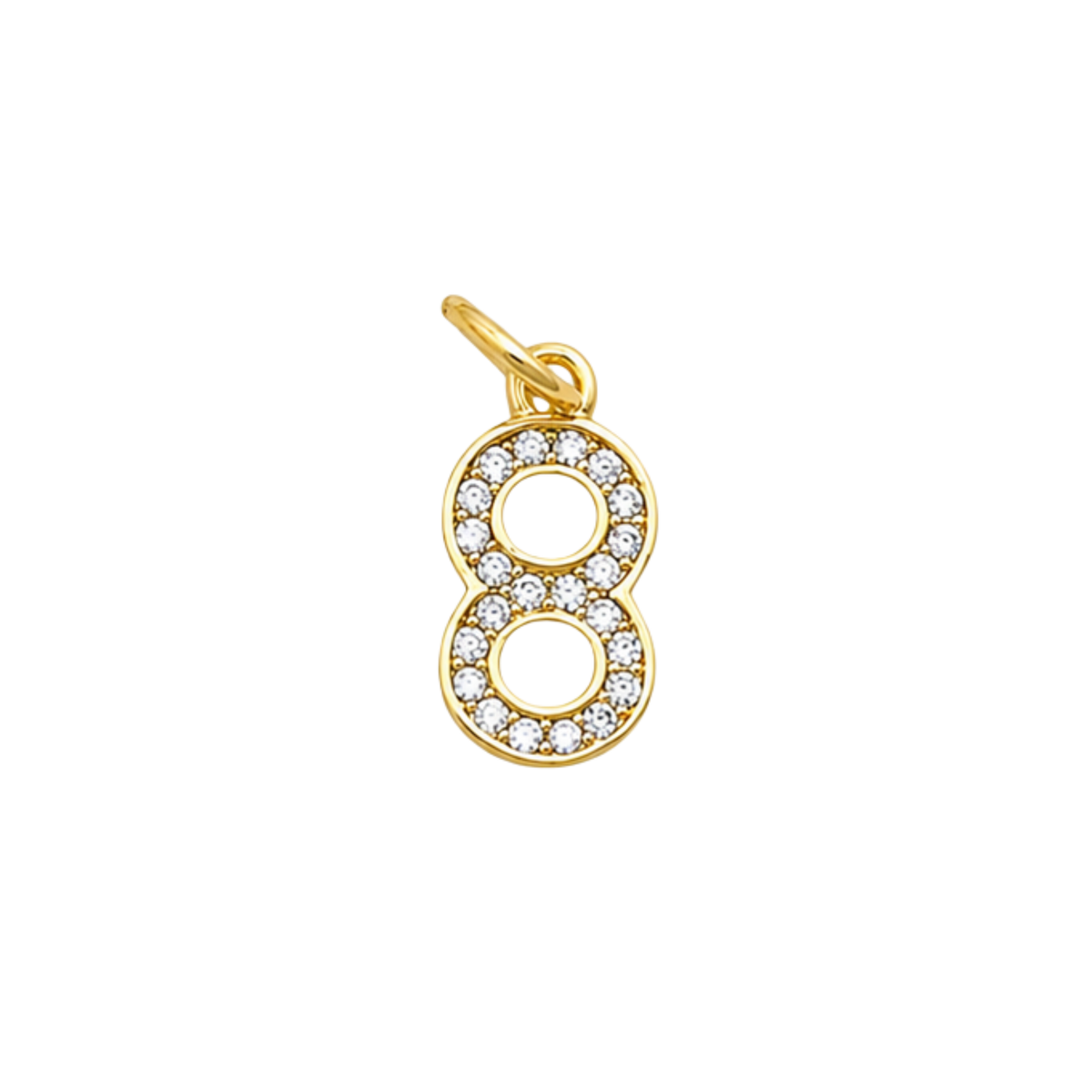 Number Charm Pendant