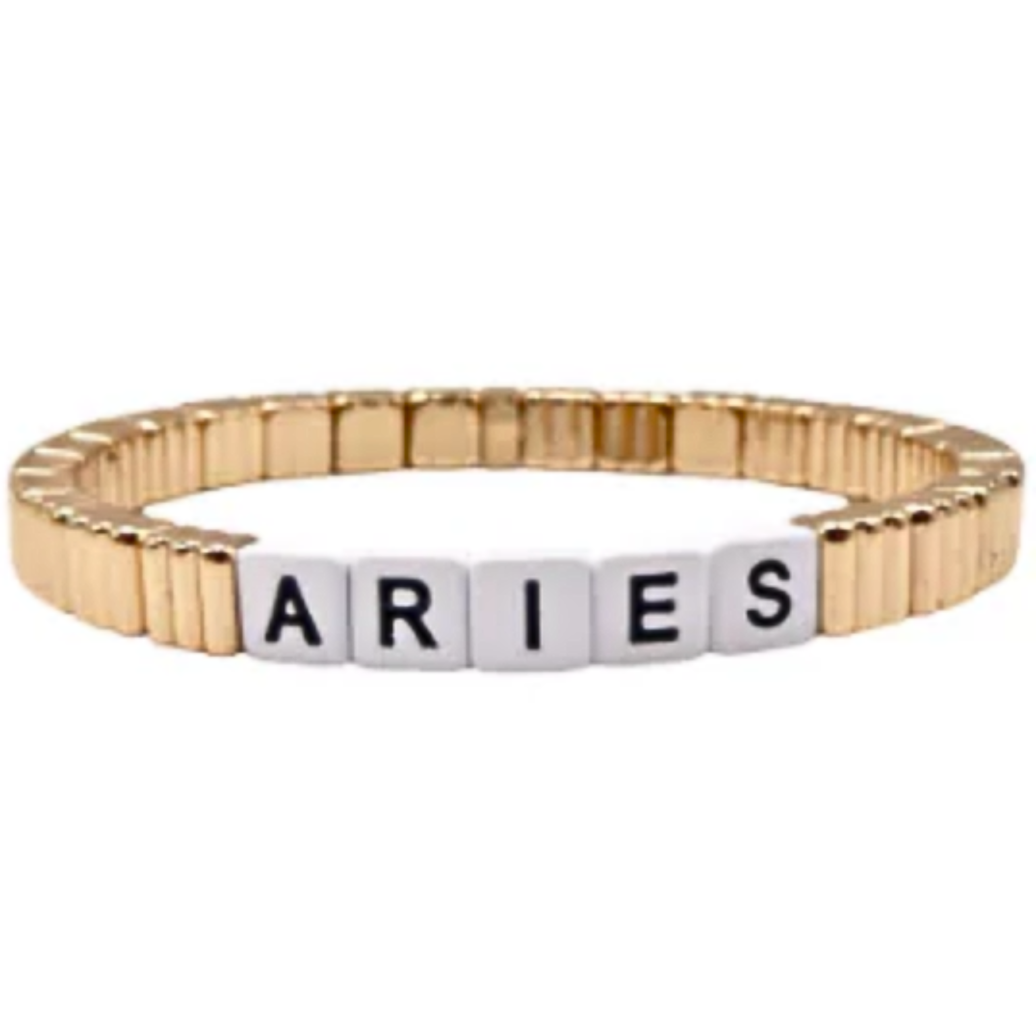 Zodiac Sign Stackable Gold Line Bracelet - Let's Bag It 