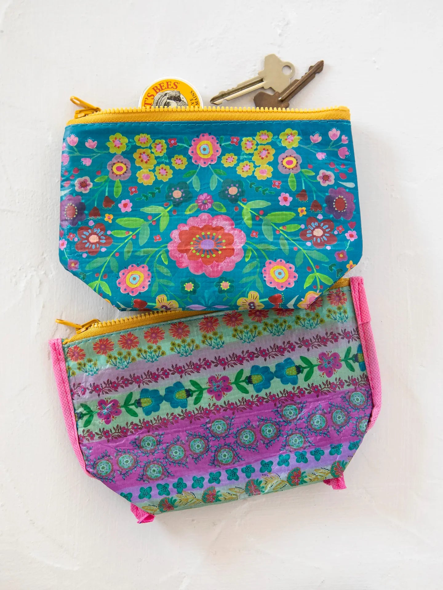 Small Recycled Zipper Pouch