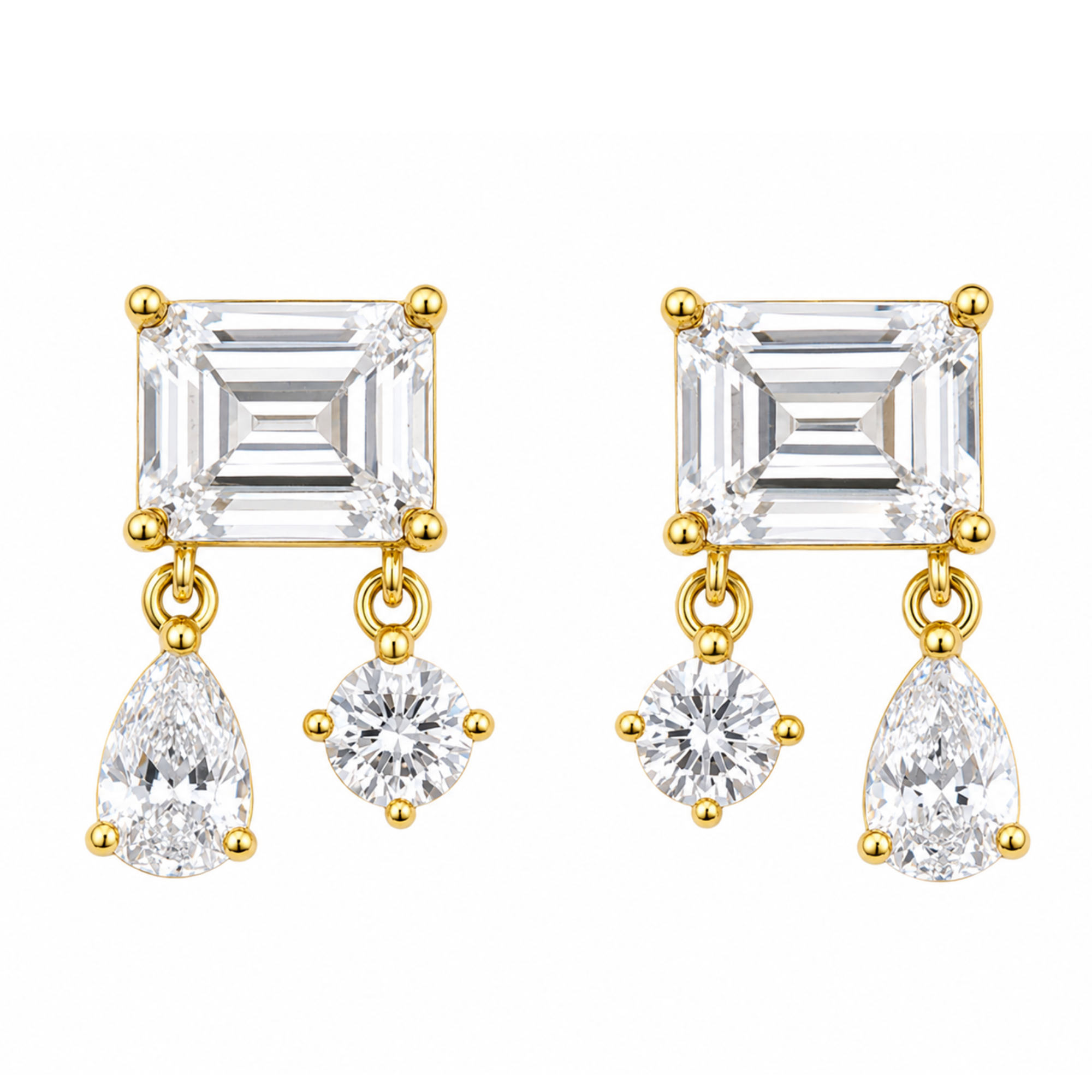 Droplet stud cz