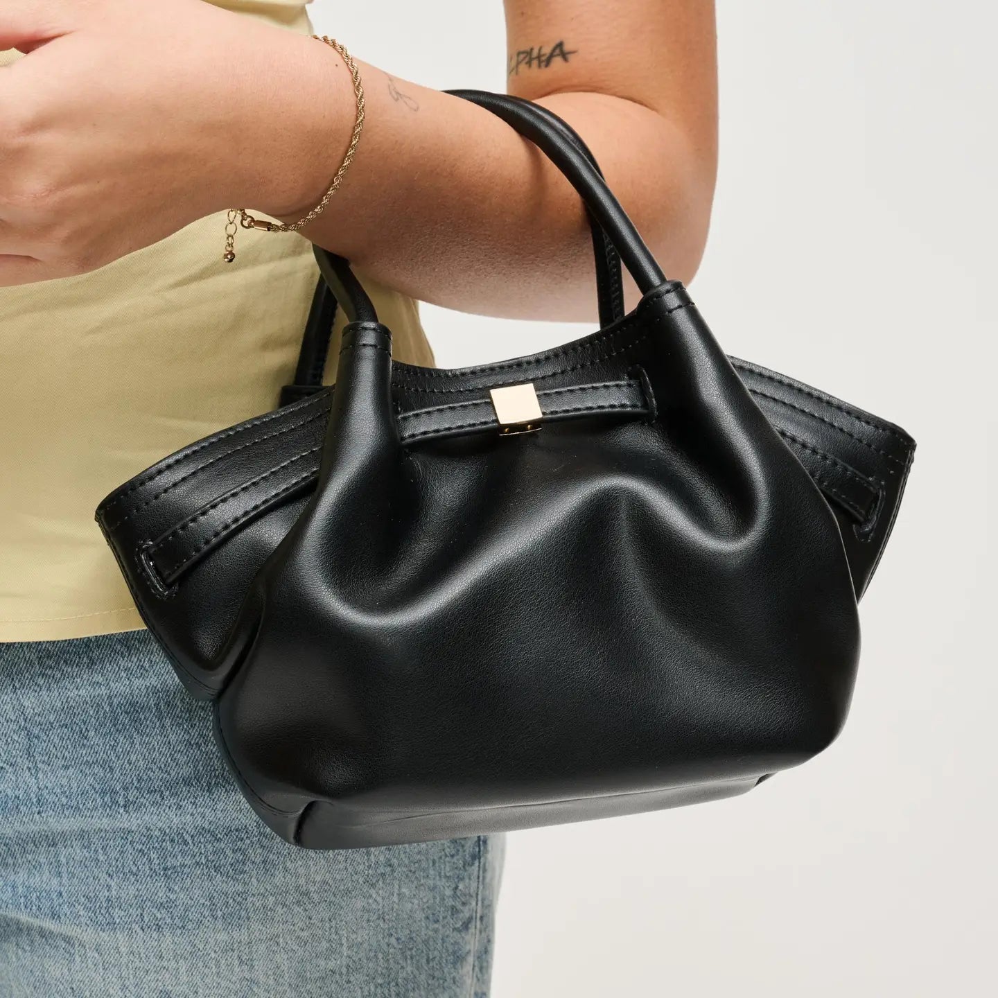 Black Selena Color Pop Crossbody bag by Urban Expressions with sleek design and adjustable strap.
