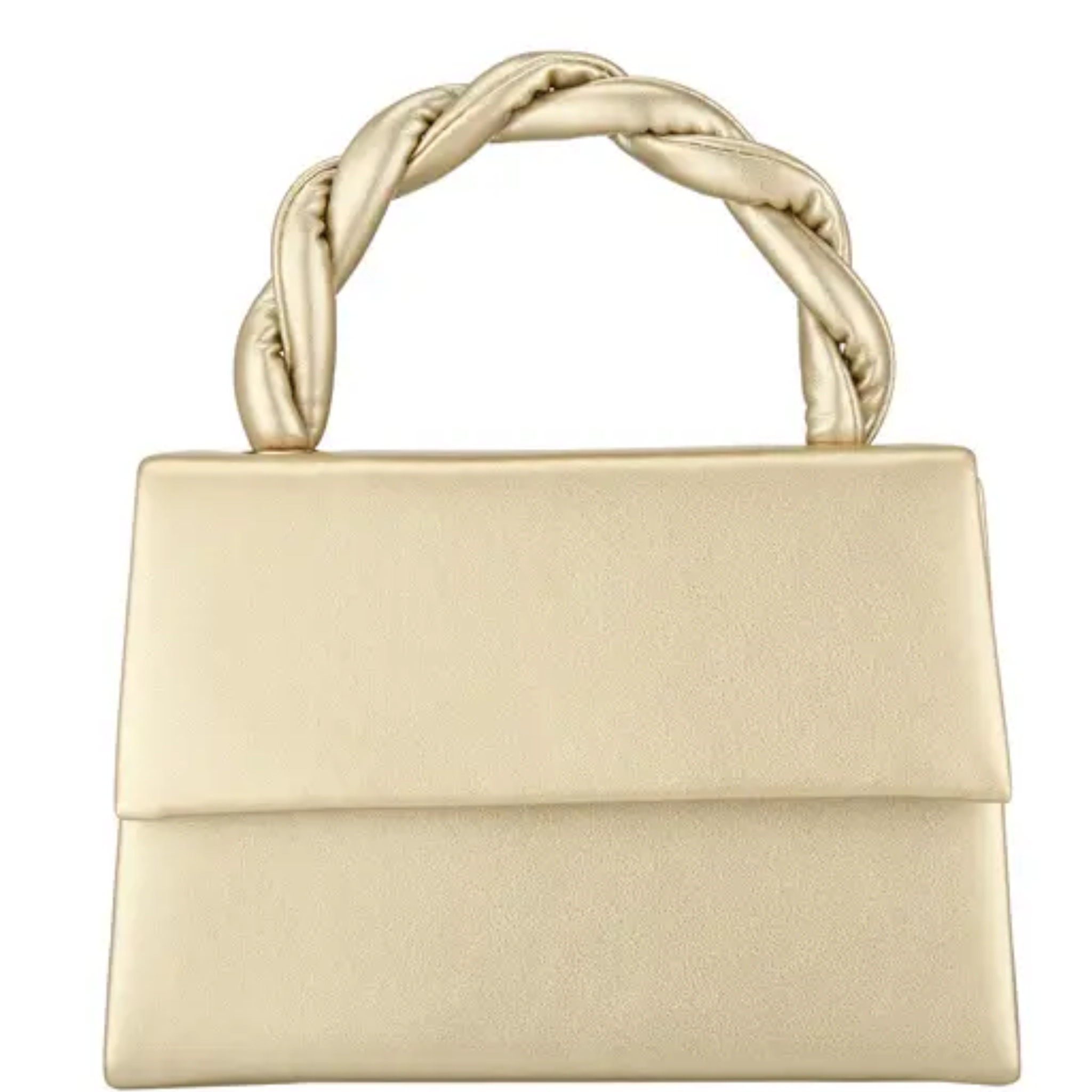 Top handle fashion clutch evening handbag by private label, showcasing a sleek design and elegant style.
