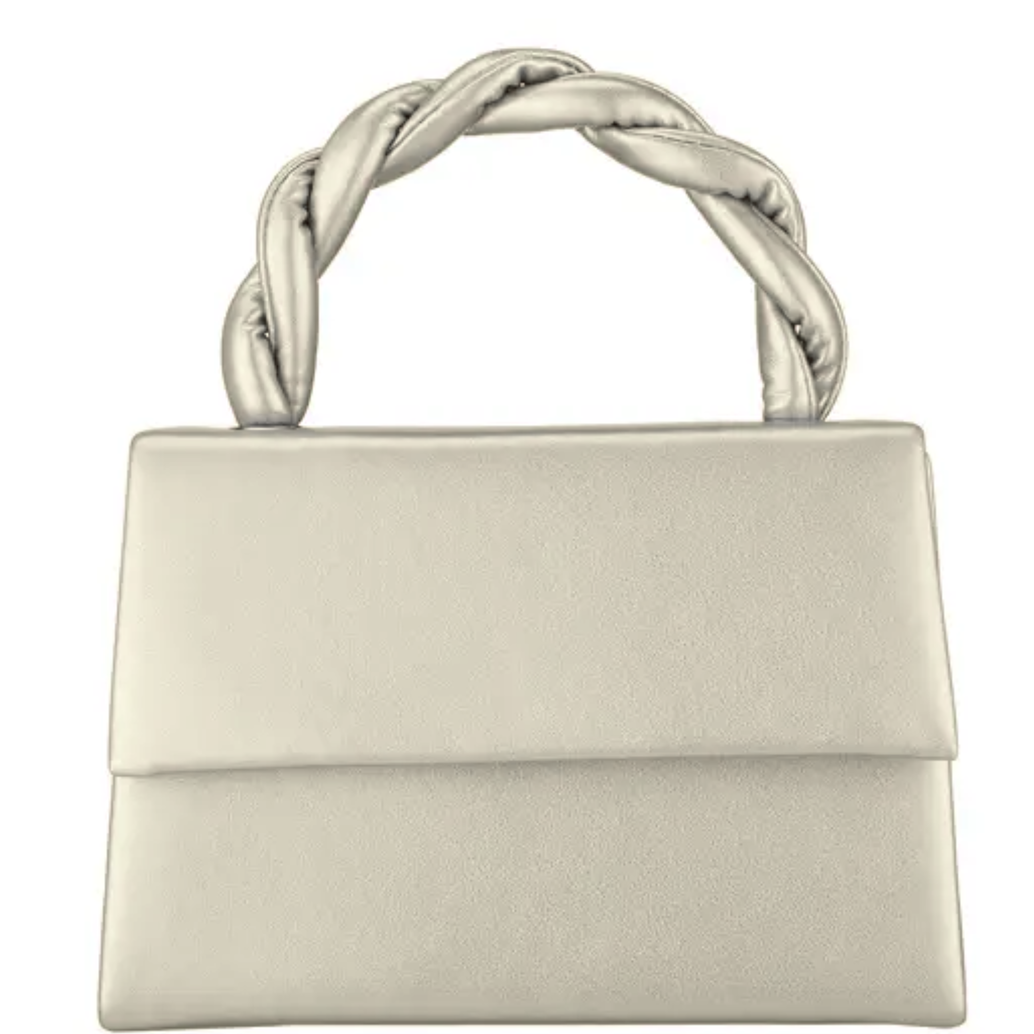 Top handle fashion clutch evening handbag in elegant design with soft hoops, perfect for formal occasions.