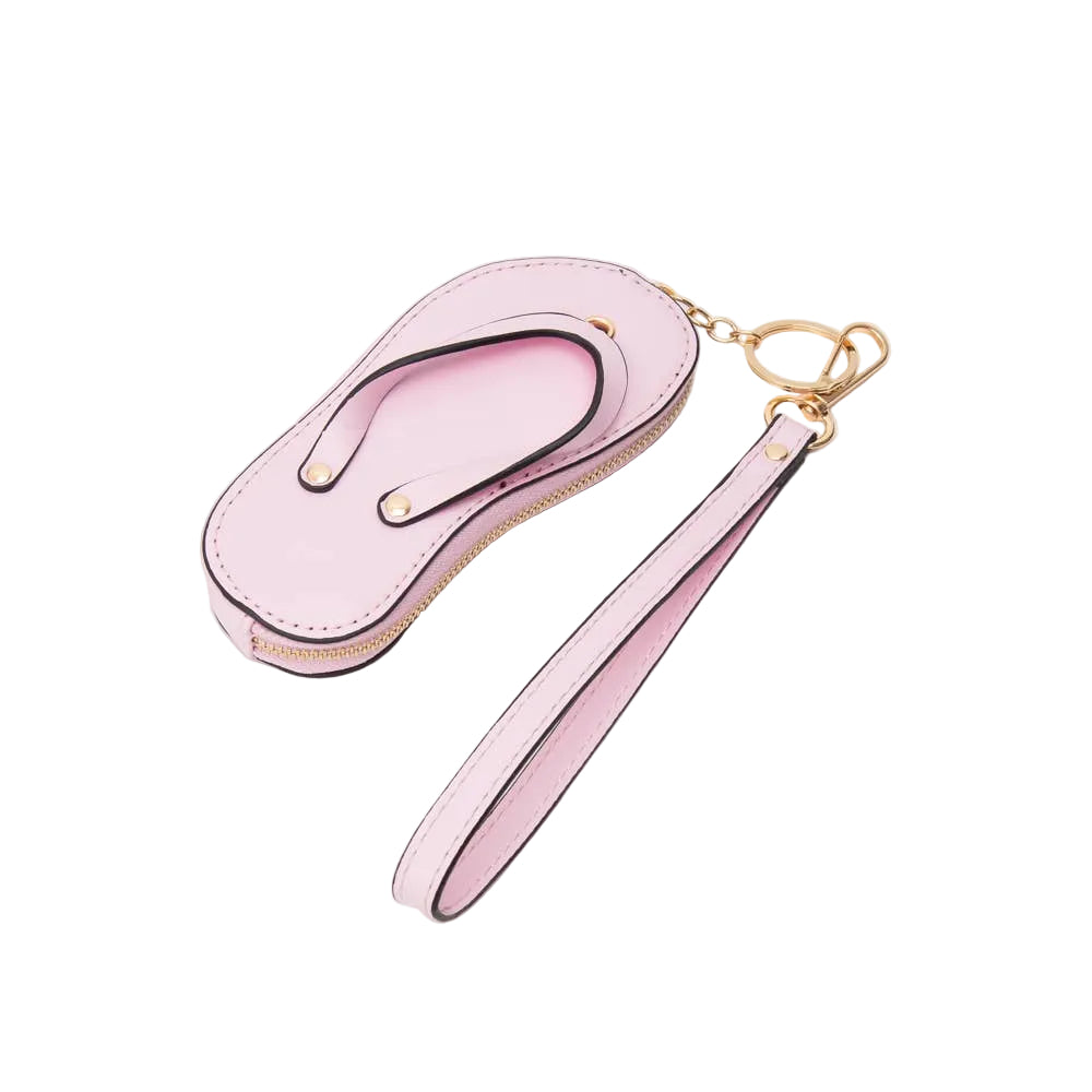 Colorful flip flop key chain and bag charm from Private Label, adds a fun, vibrant touch to bags or keys.