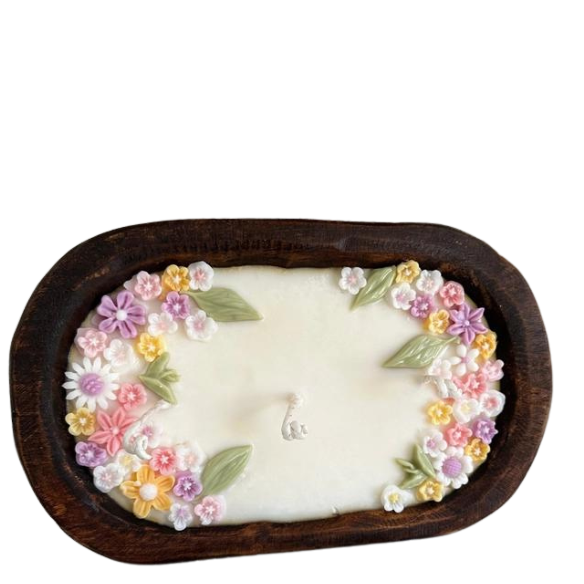 Flower Garden Dough Bowl