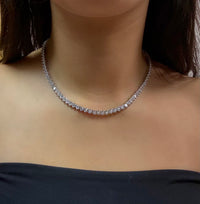 4MM Tennis Necklace