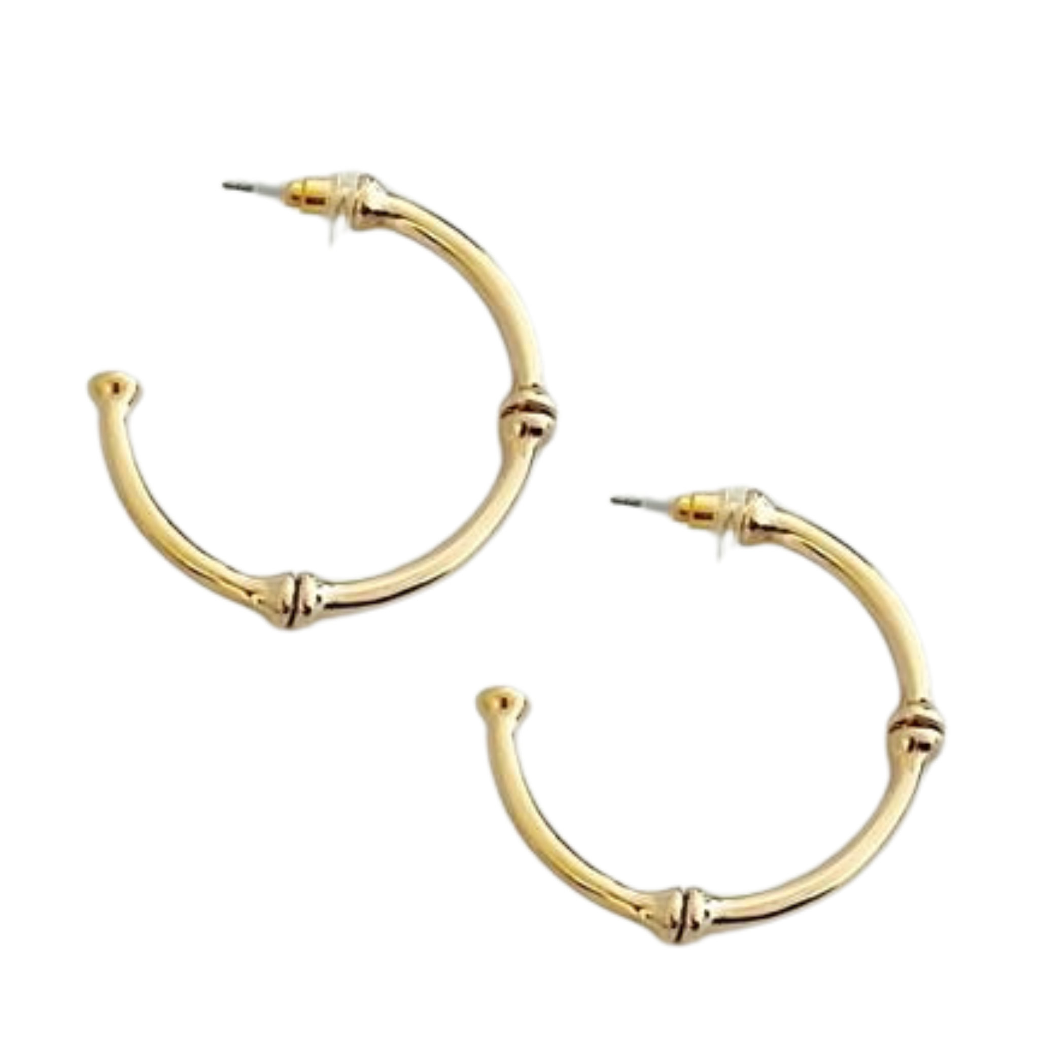 Golden Elegance Hoop Earrings