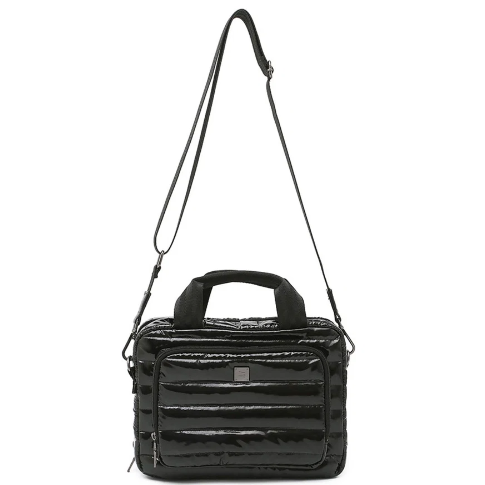 Stowaway Toiletry Case Black Patent