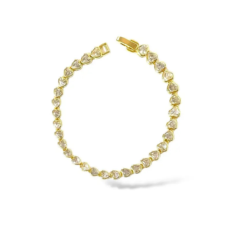 Heart Zirconia Bracelet