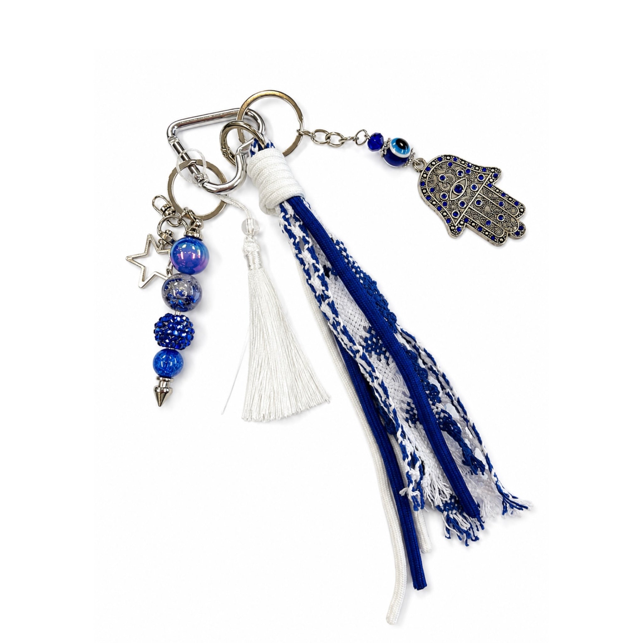 Hamsa Tassel Bag Charm