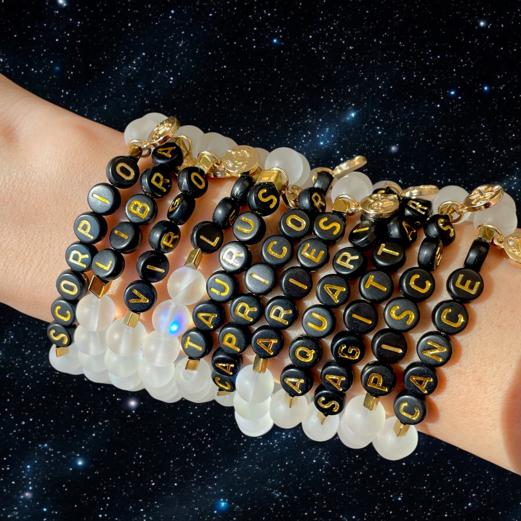 Zodiac Moonstone Bracelets