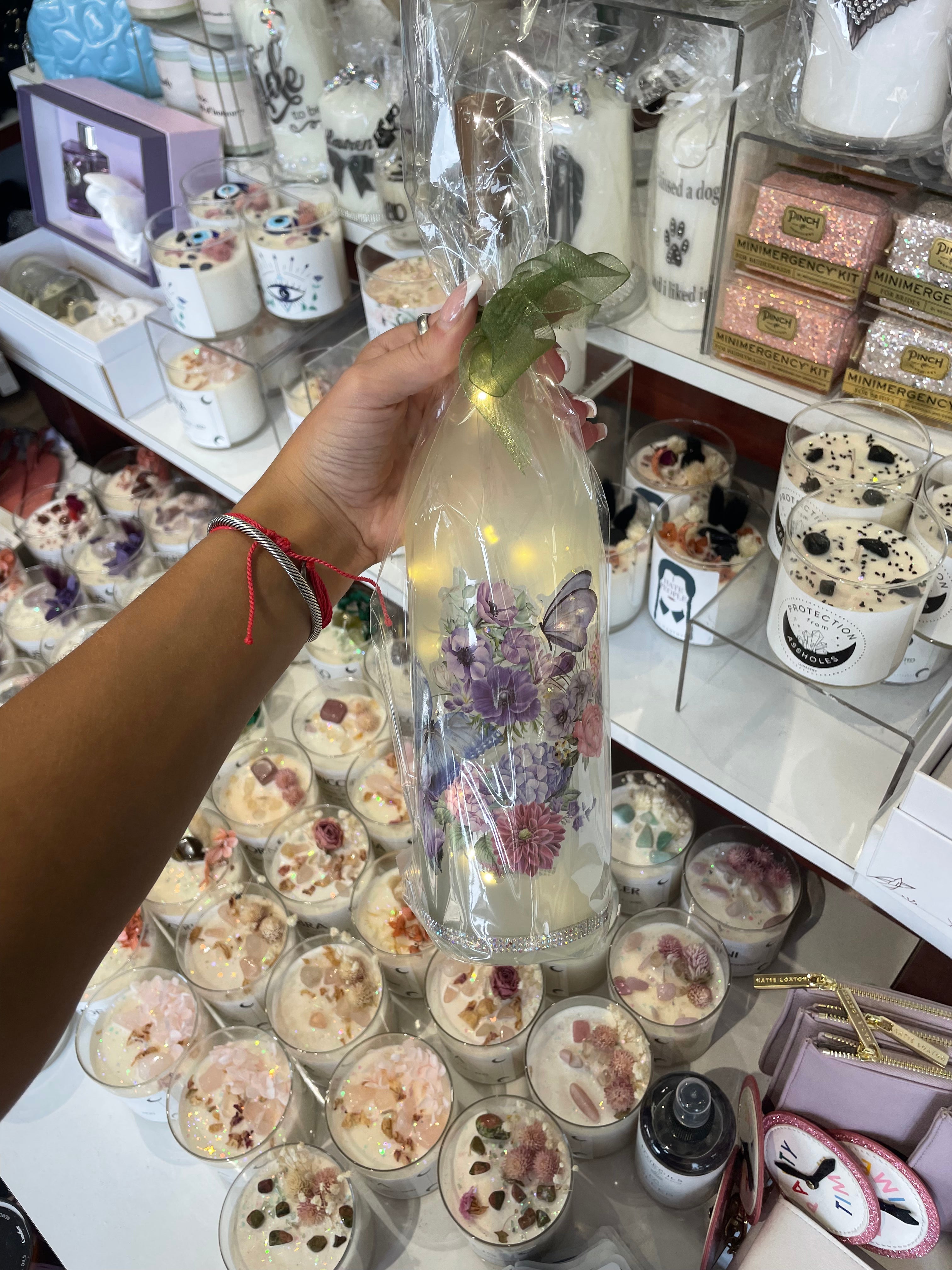 Floral Light Up Bottle