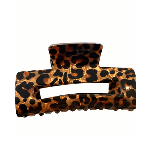 🐆 Classic Leopard Hair Claw Clip