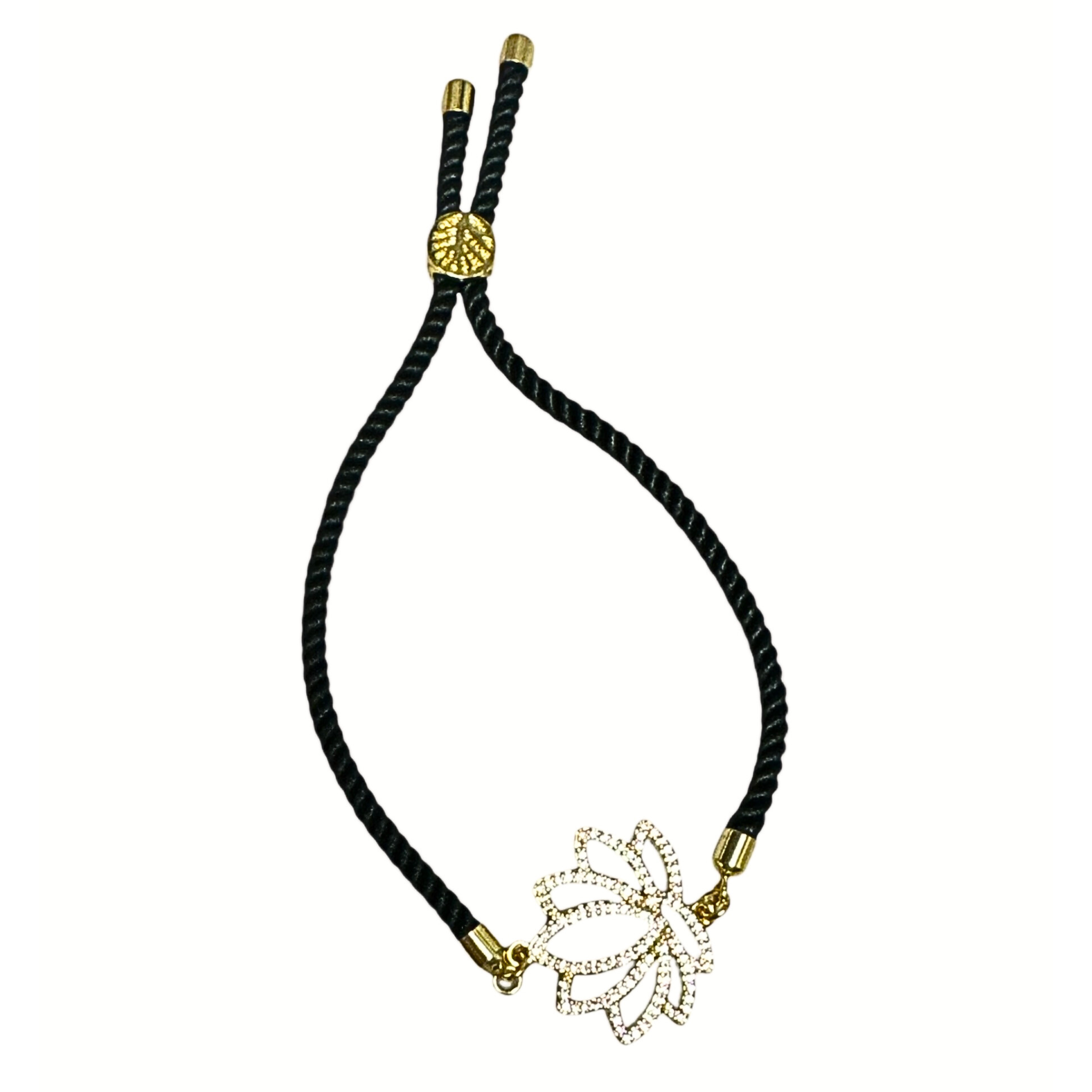 Lila bubble letter initial bracelet by Brenda Perruzza Jewelry featuring a colorful rope and letter pendant for personalized style.