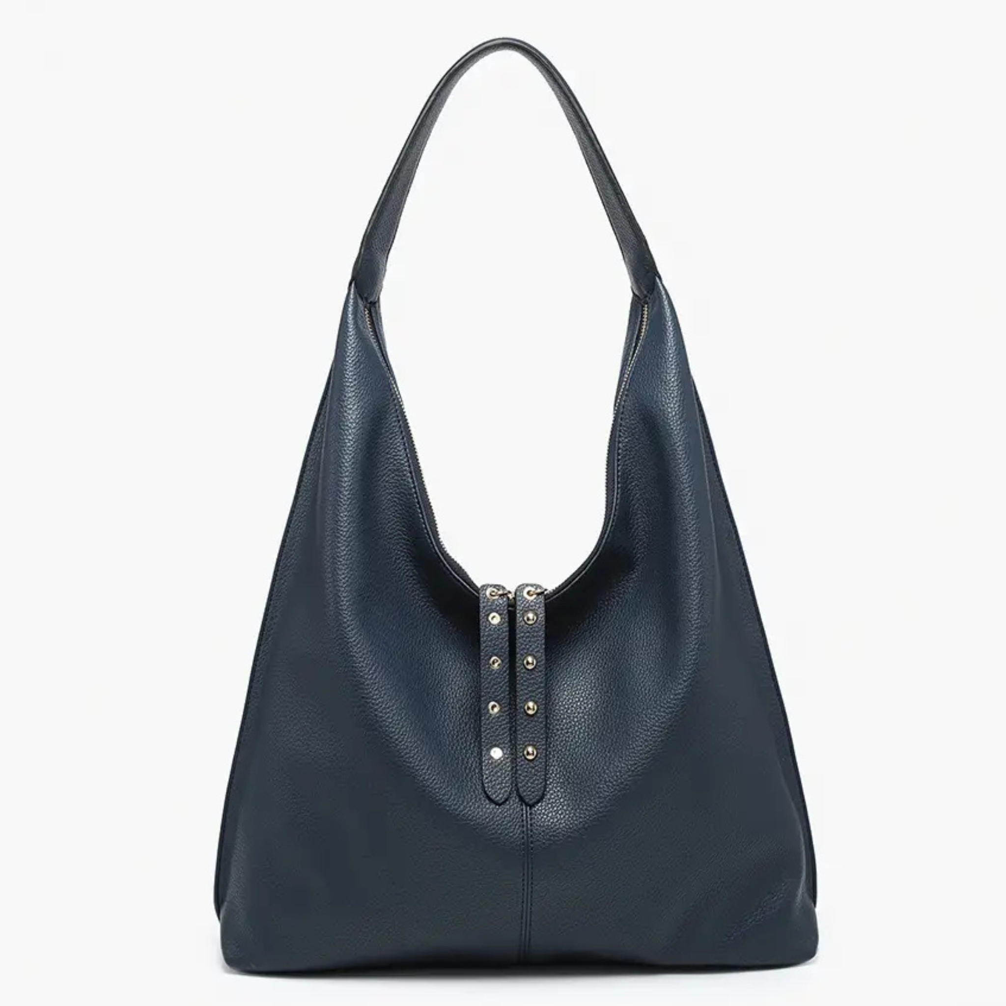 Jen & Co Tori slouchy hobo handbag with studded tassels, featuring a soft leather design and casual, stylish look.