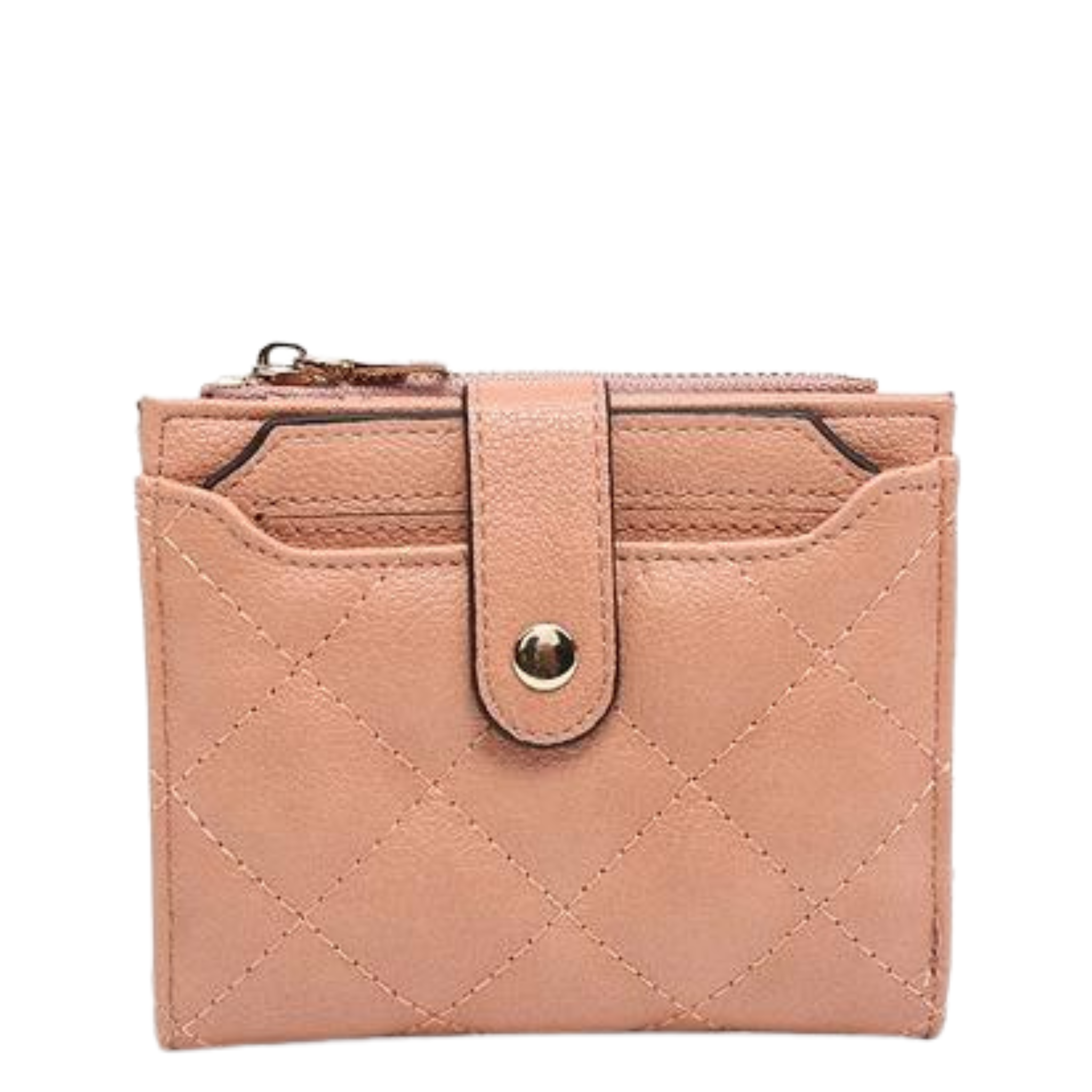 Melody Quilted Zip Top Wallet