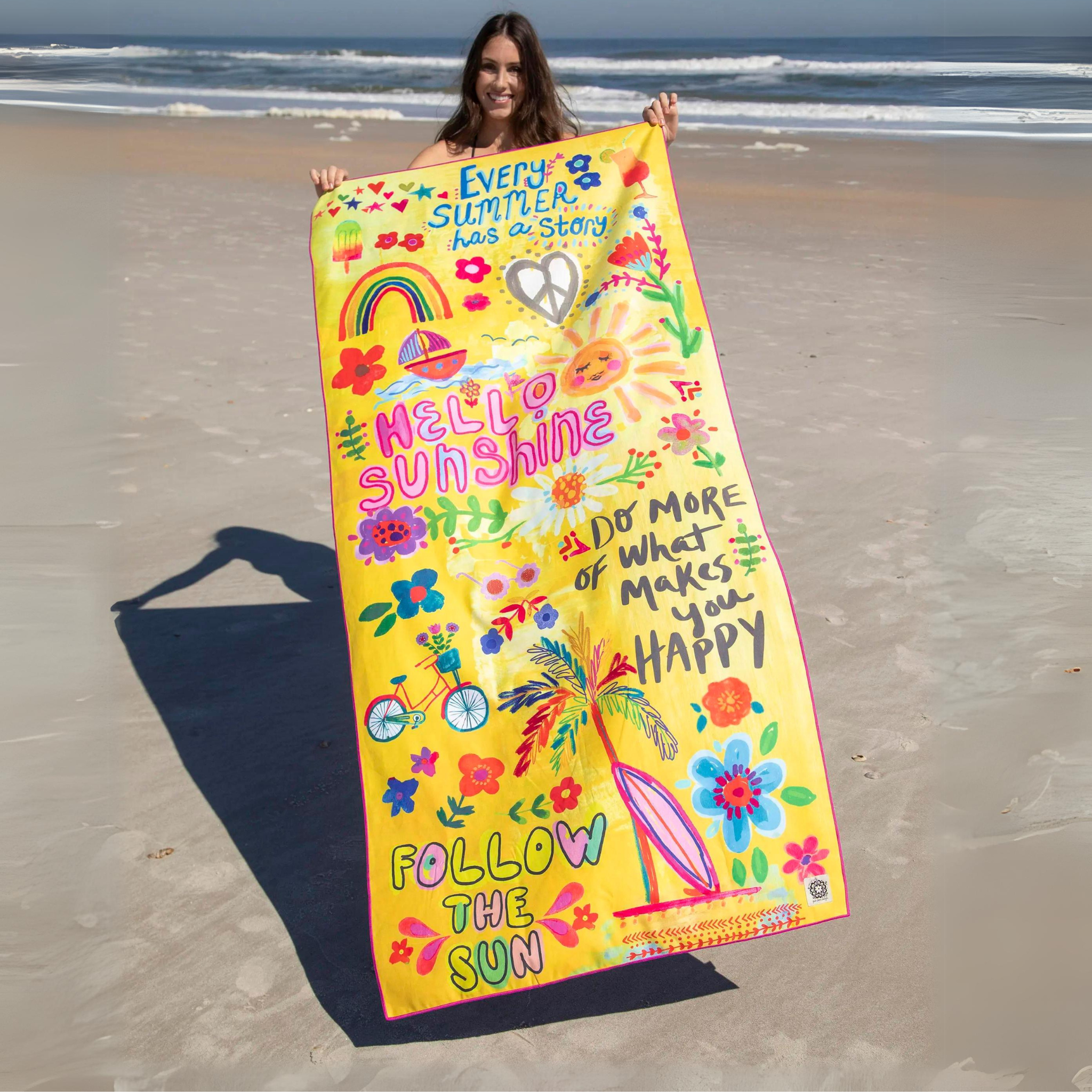 Double-Sided Microfiber Beach Towel