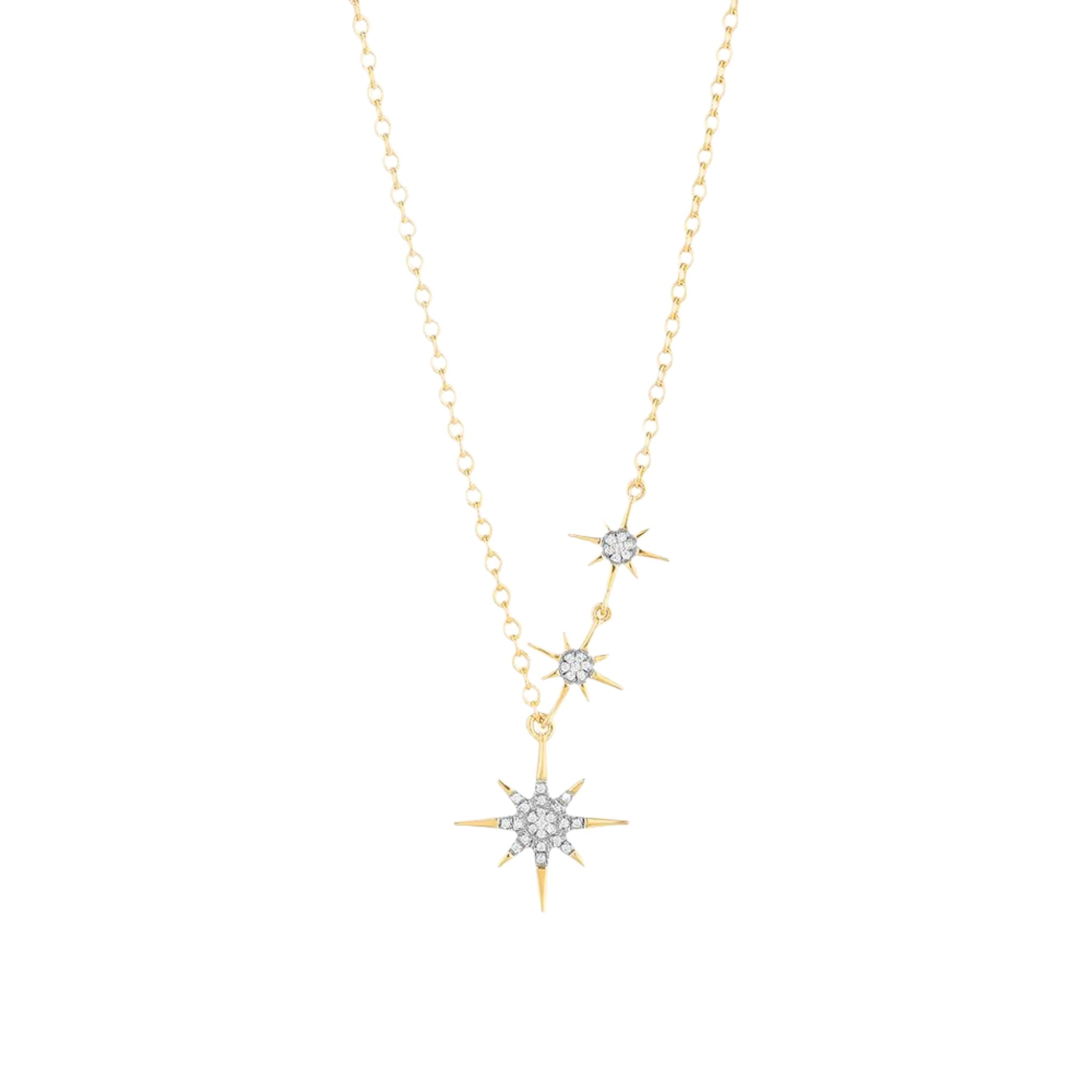 Starburst pendant necklace