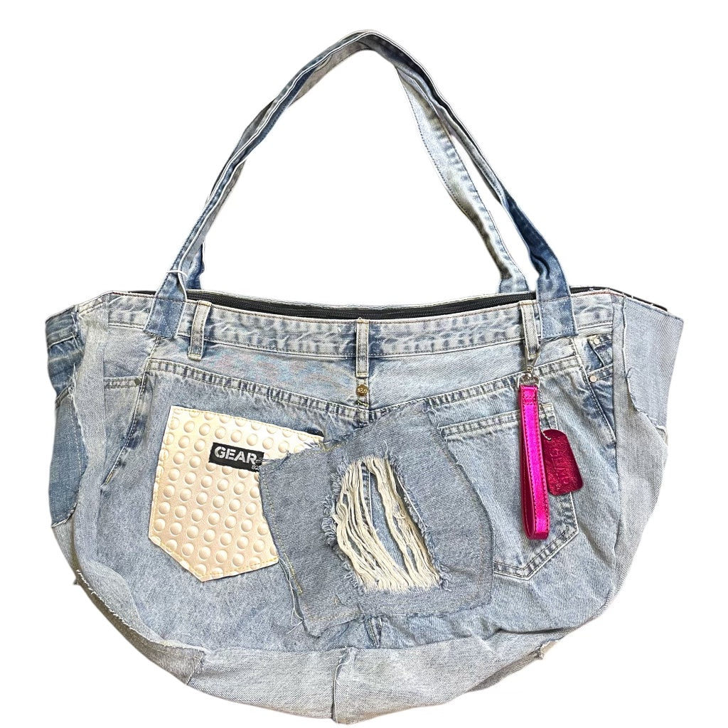 GEAR 80 Denim Patchwork Tote