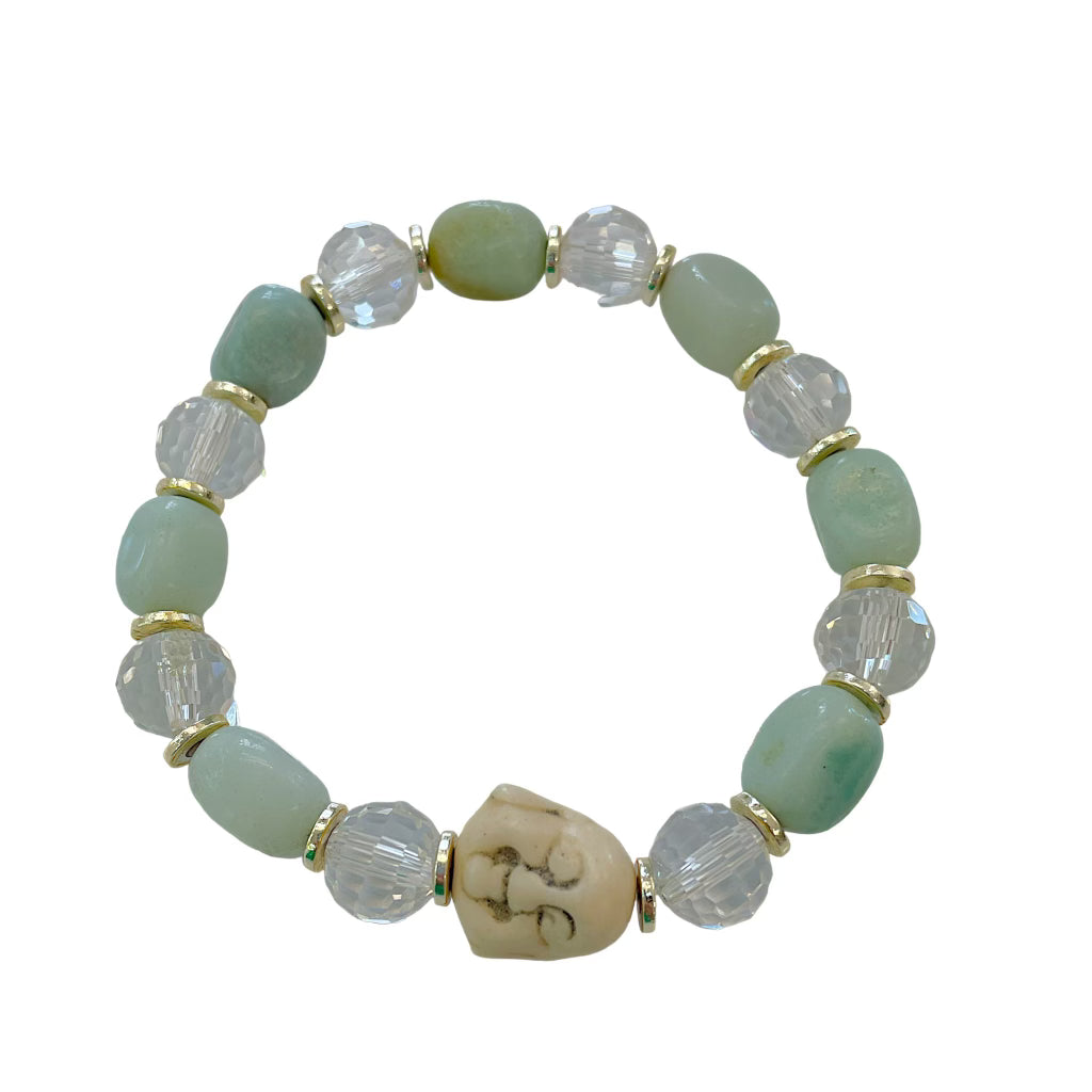 Seafoam ocean beaded bracelets