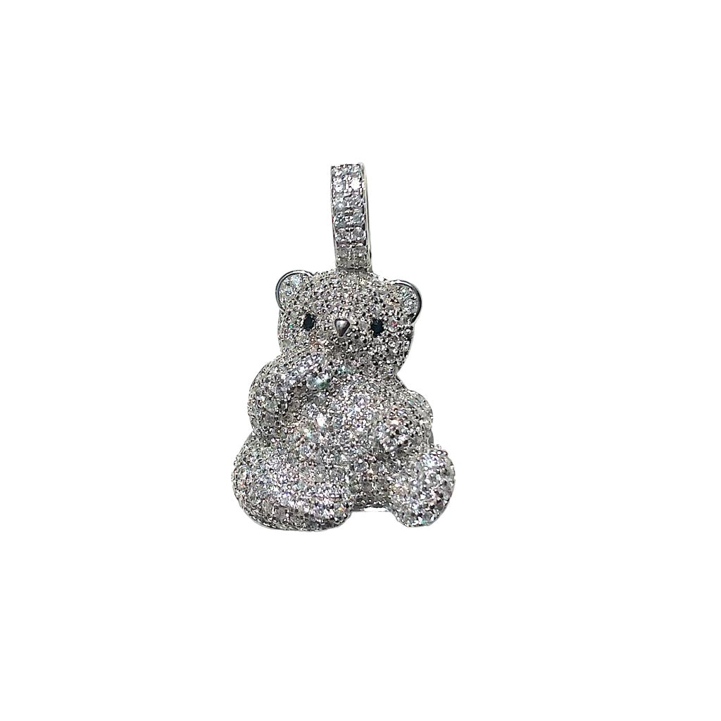 CZ Teddy Bear Charm