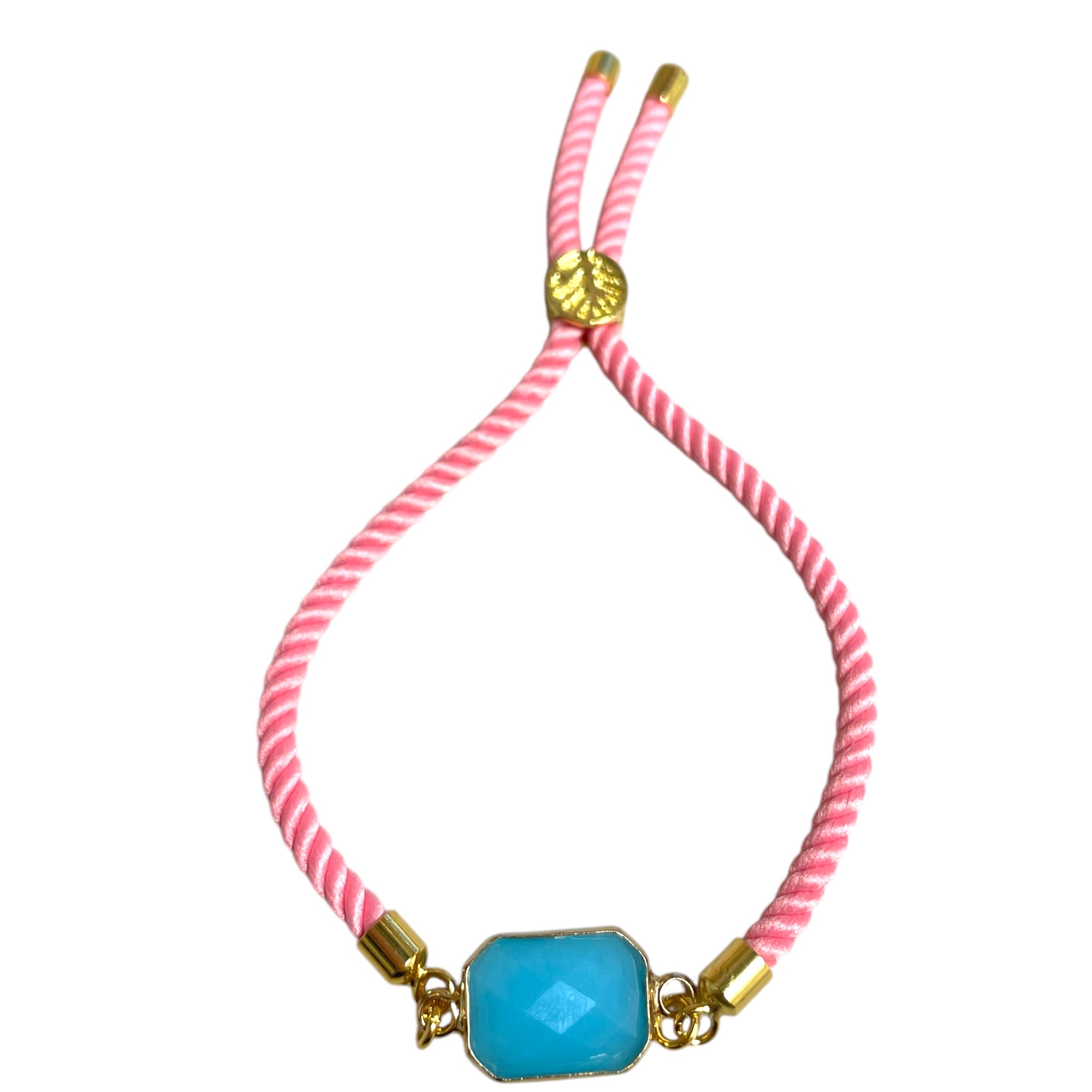 Brenda Perruzza Jewelry Rope Pulley Bracelet featuring woven cord and metal pulley detail on a minimalist bracelet design.