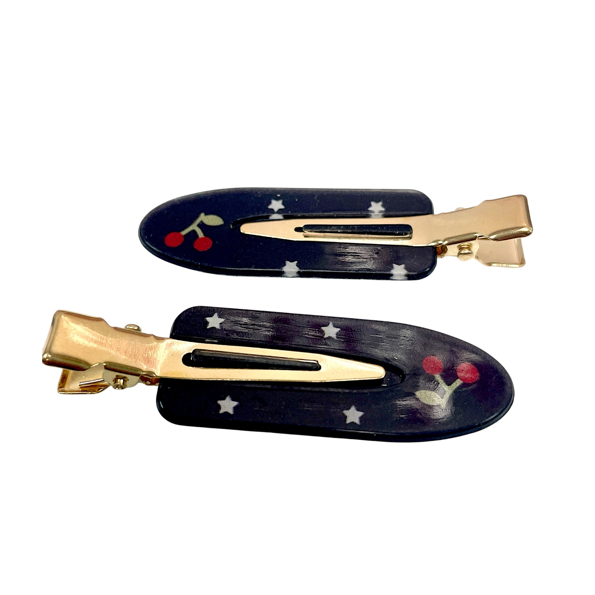 Set of 2 Trendy No Bend Hair Clips - Let's Bag It 