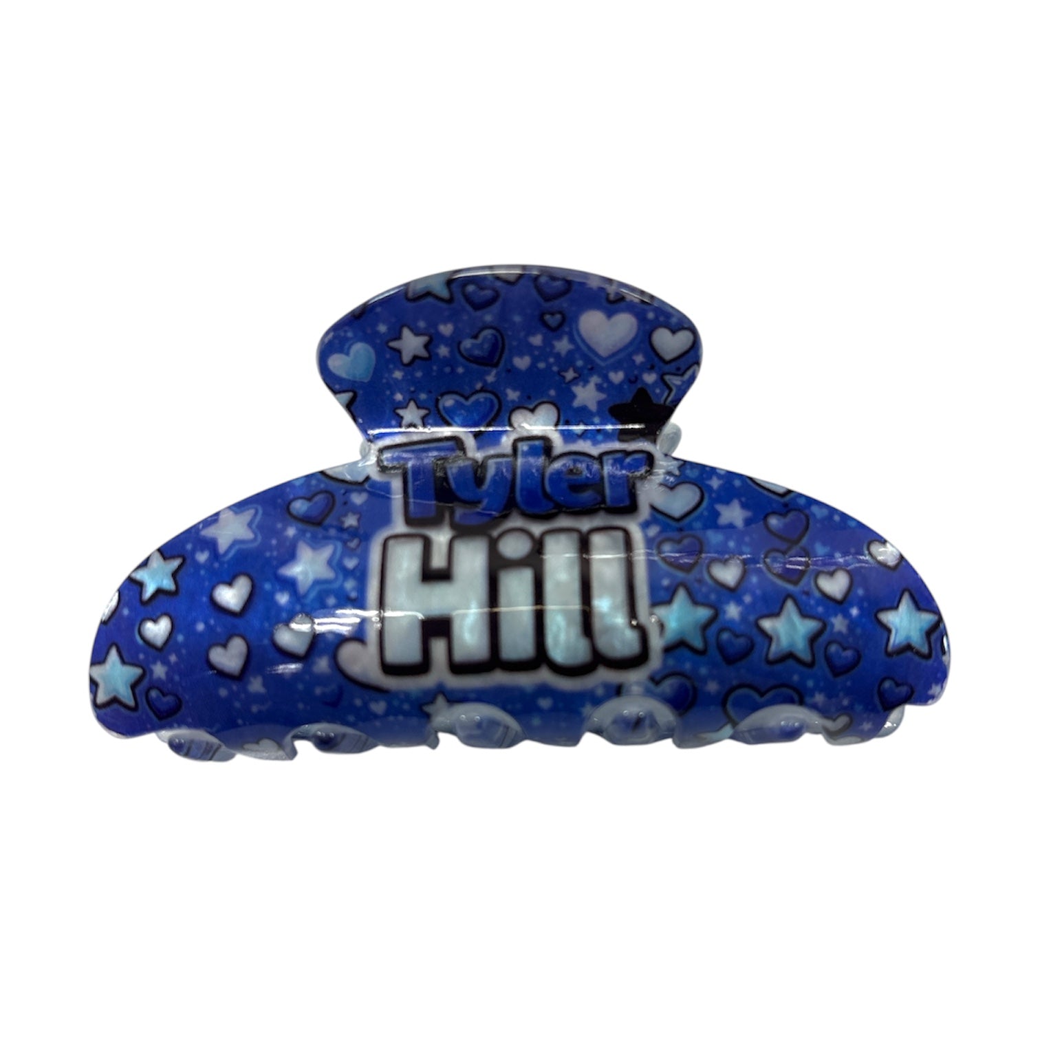 Private label retro camp hair clips, vintage-style metal hair accessories with colorful enamel finish, suitable for everyday wear.