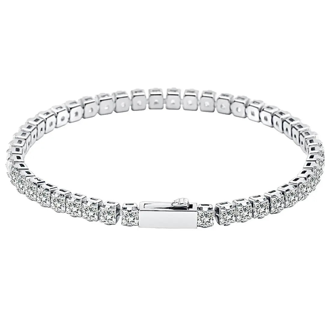 Princess Cut Tennis Bracelet