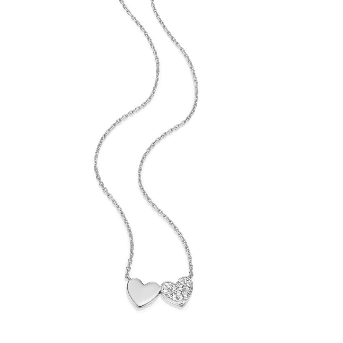 Monte Luna Twin Heart Necklace - BN0009W