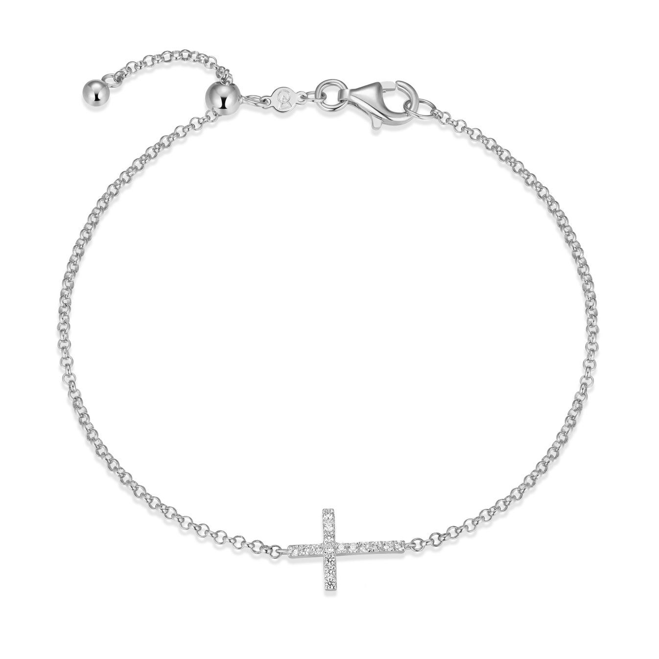 Monte Luna Cross Pendant Bolo Bracelet - BB0023W