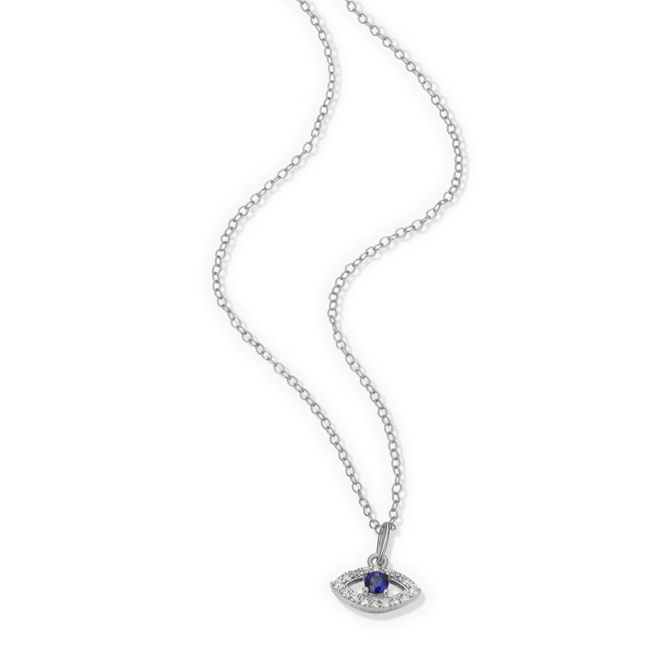 Monte Luna Evil Eye Pendant Necklace - BN0028W