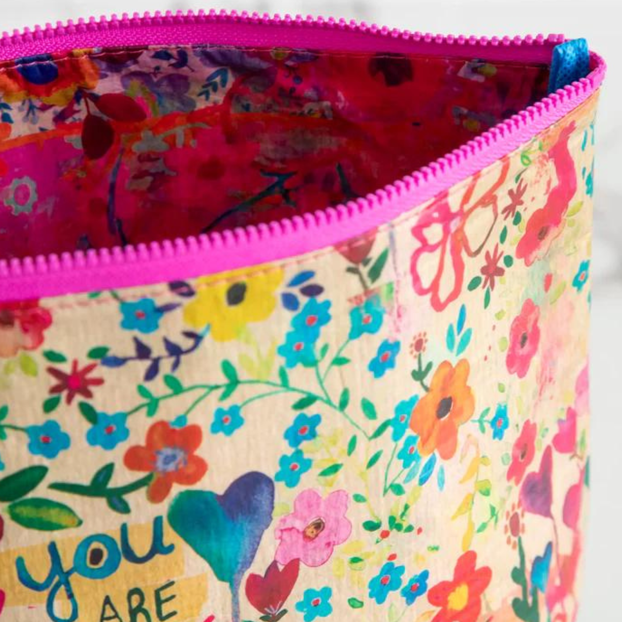 Recycled Zipper Pouch - You Are So Loved