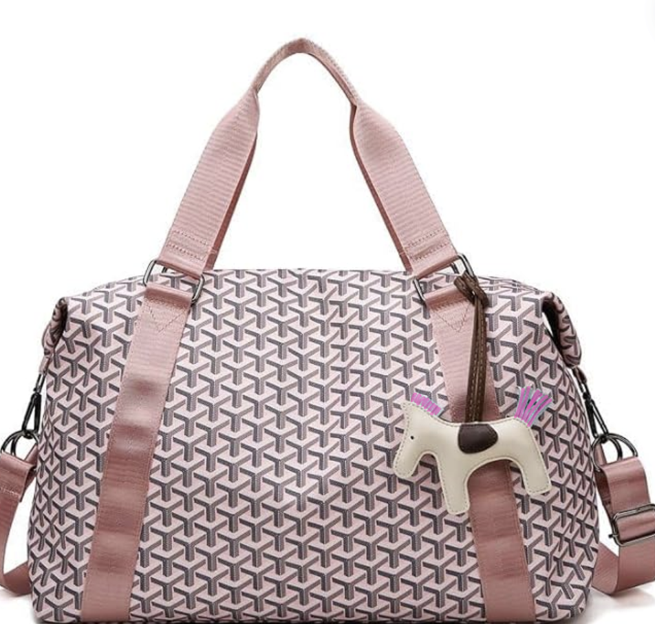 Patterned travel bag