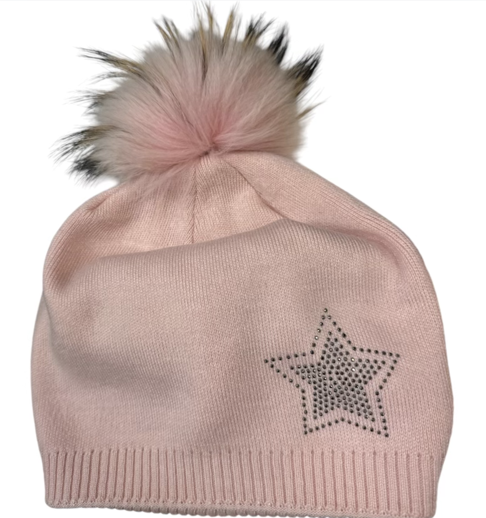 Side star winter hat