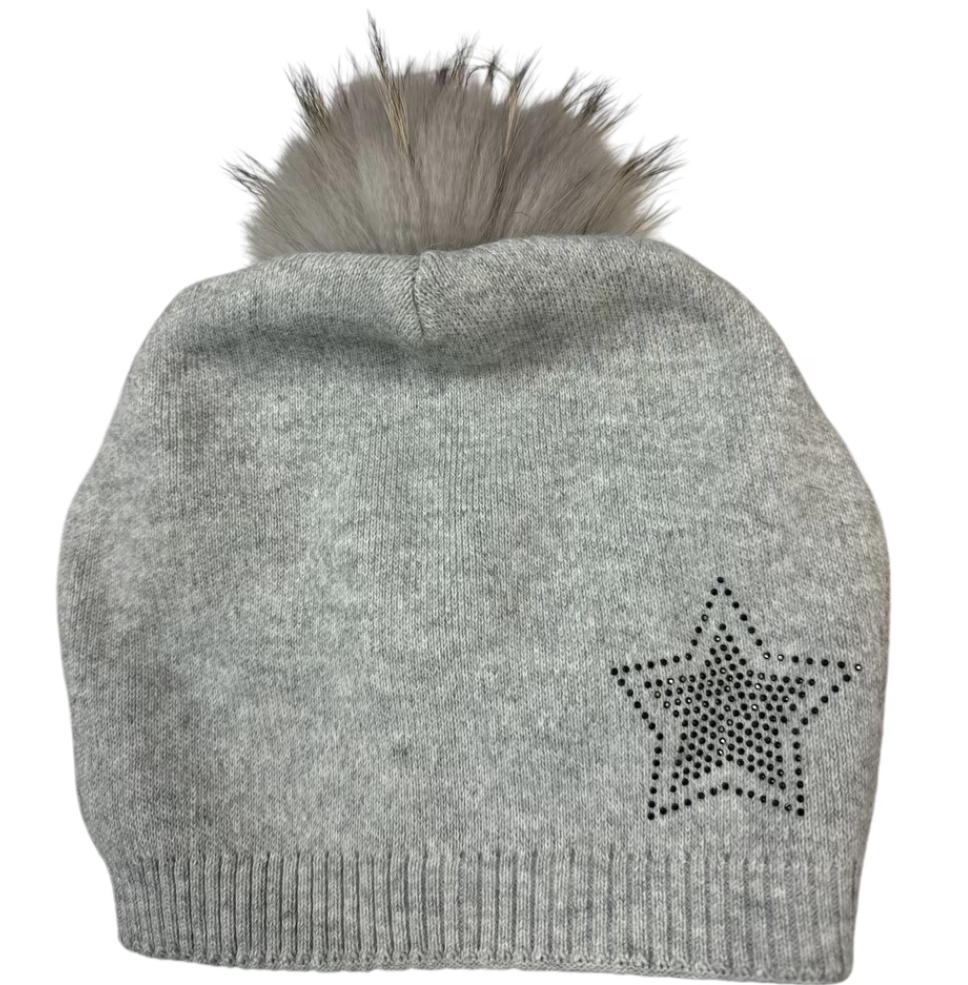 Side star winter hat