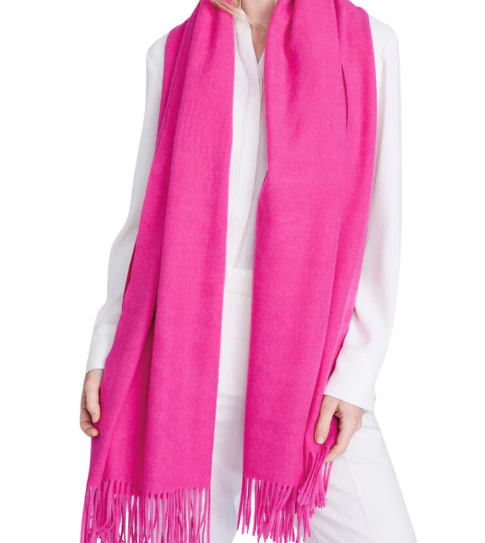 Oversized Willow Scarf with Raw Edges - Let's Bag It 