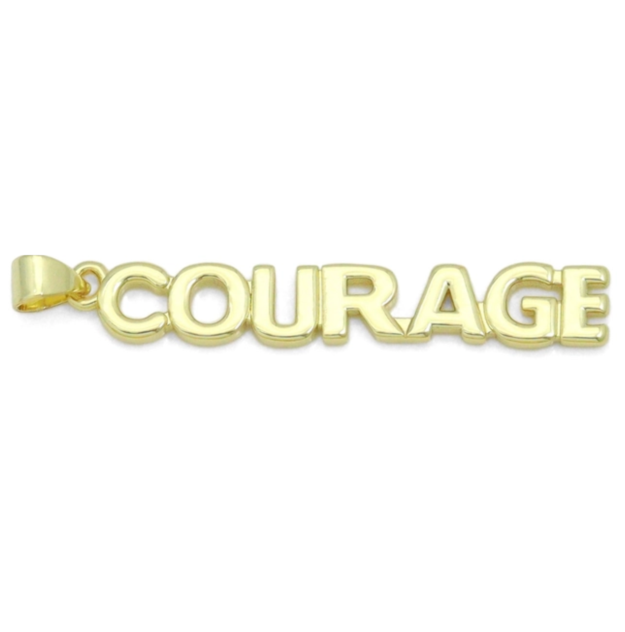 Empowerment Word Charms Collection featuring assorted inspirational charms on a neutral background.