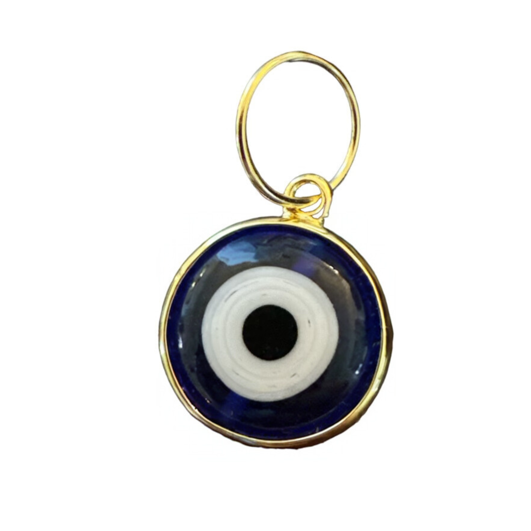 Colored evil eye charm