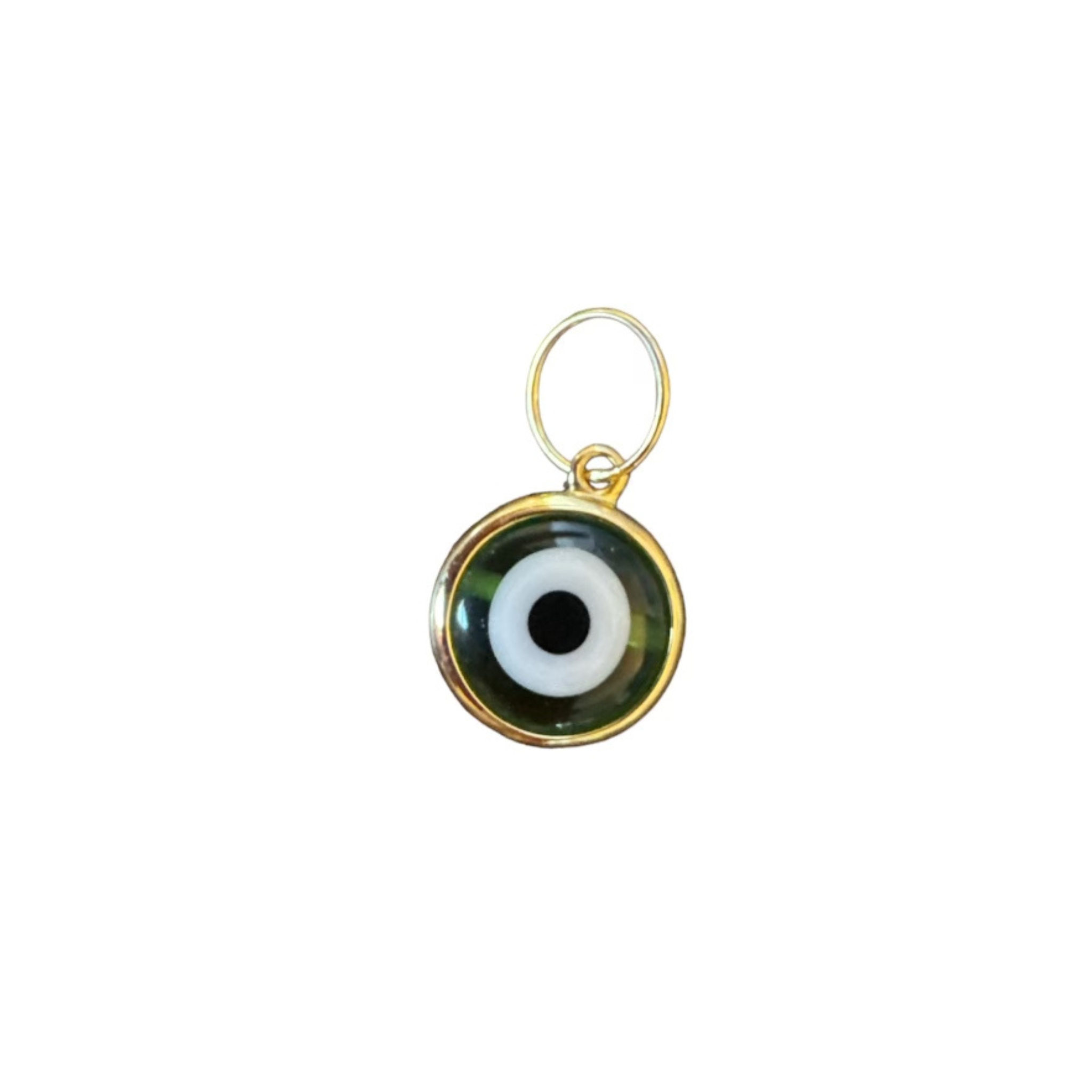 Colored evil eye charm