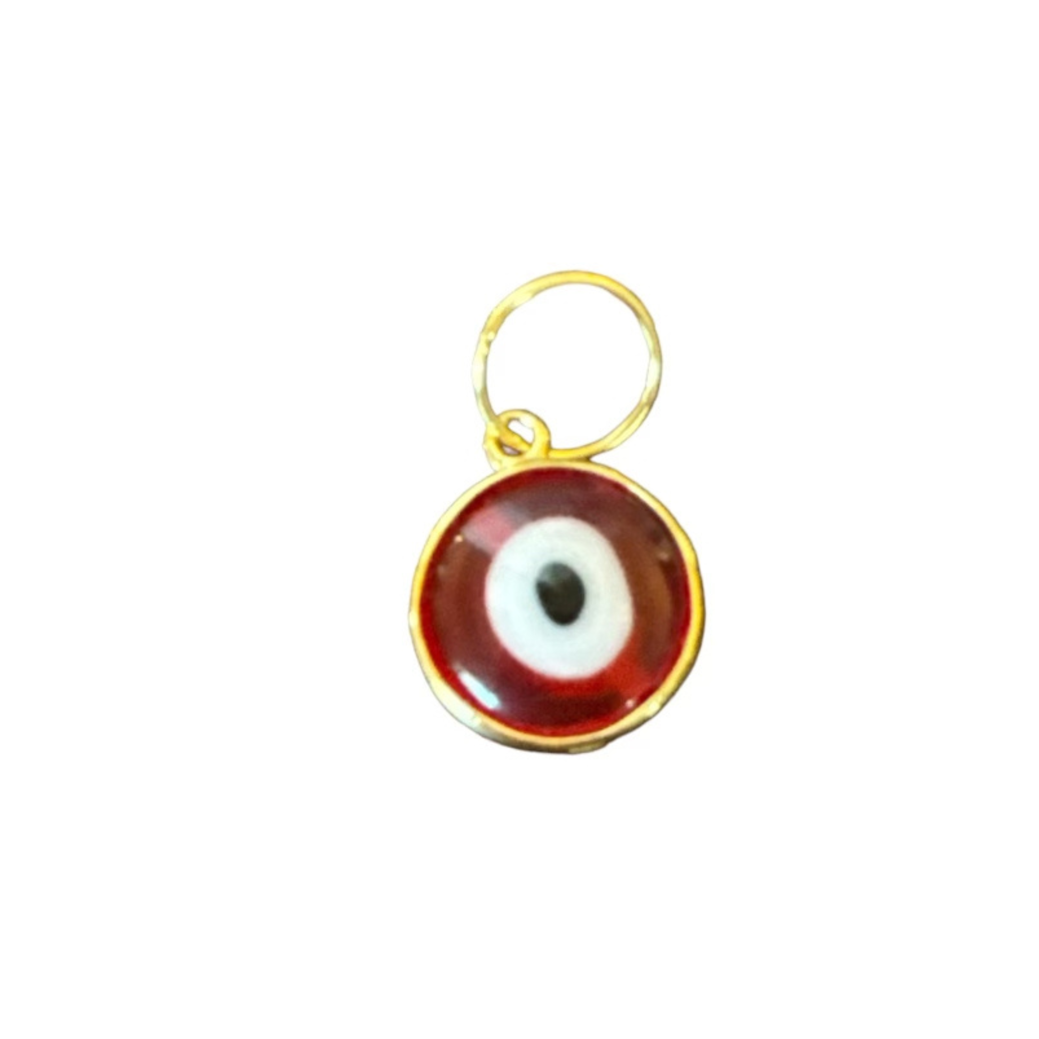 Colored evil eye charm